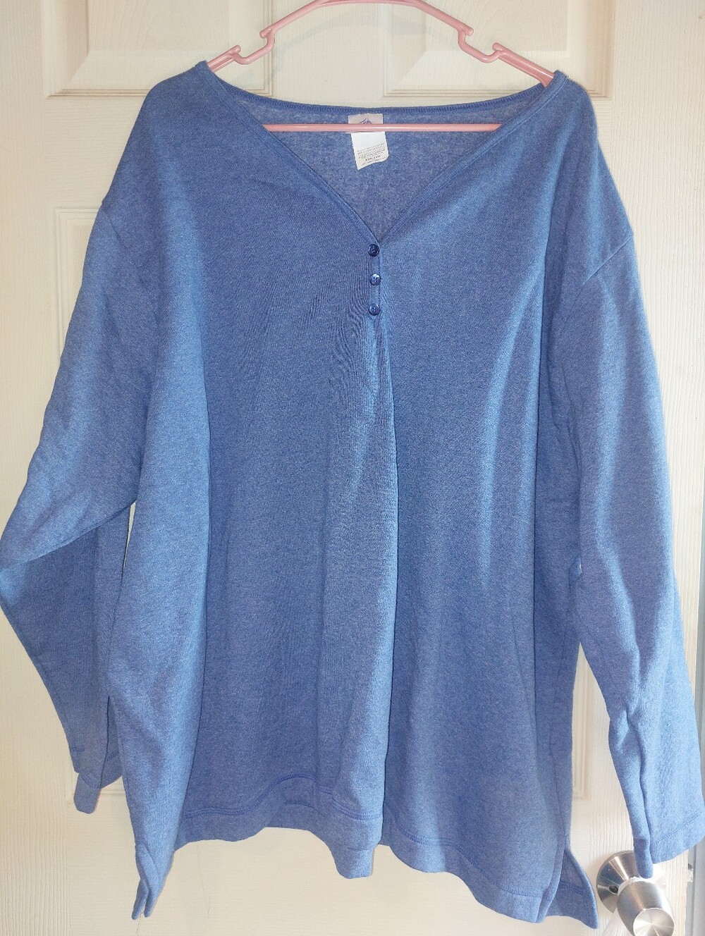 Just My Size 22W/24W Heathered Blue Sweatshirt